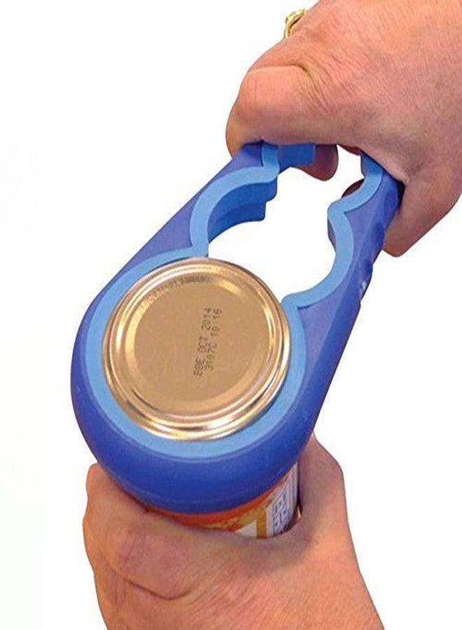 Cpixen Premium Easy Grip Jar Opener Fits Most Jar Sizes Supporting Those with Limited Hand Movement with Extra Leverage for Easy Opening (Blue) - Image 2